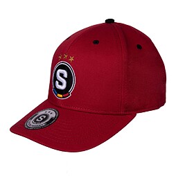 Kšiltovka Sparta Snapback classic logo rudá dětská