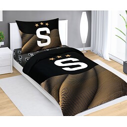Povlečení Sparta logo "S" černé