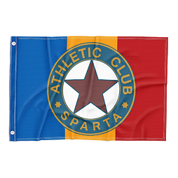 Prapor Sparta retro trikolora