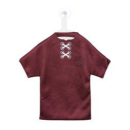 Minidres Sparta retro rudý