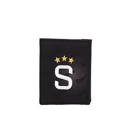 Peněženka Sparta logo "S" s hvězdami černá