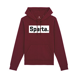 Mikina Sparta tečka v bloku rudá unisex