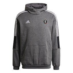 Mikina Sparta adidas barevné logo šedá