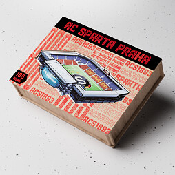Dřevěné puzzle Sparta stadion