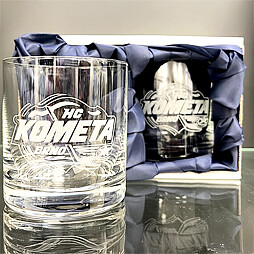 Set sklenic na whiskey HCK 2ks logo