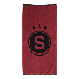 Ručník Sparta 50x100 logo bordó