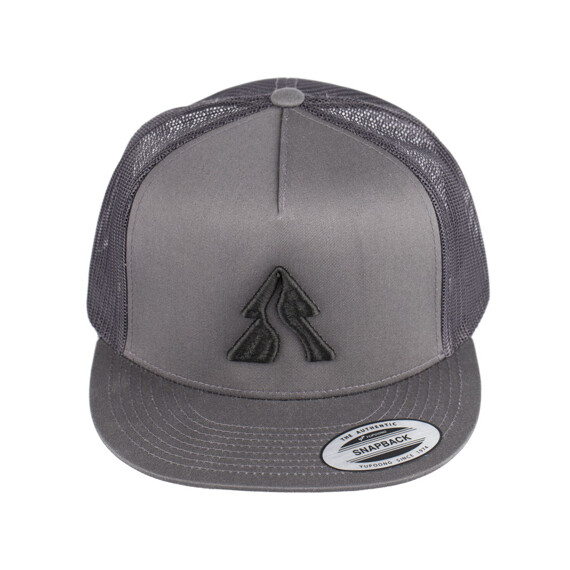Kšiltovka Běhej lesy Classic trucker charcoal