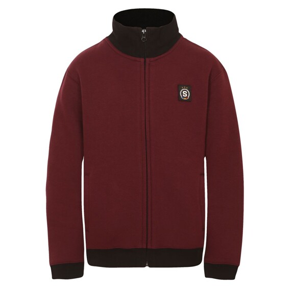 Mikina Sparta Style rudá zip dětská