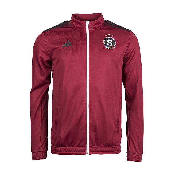 Mikina Sparta adidas ENT na zip rudá