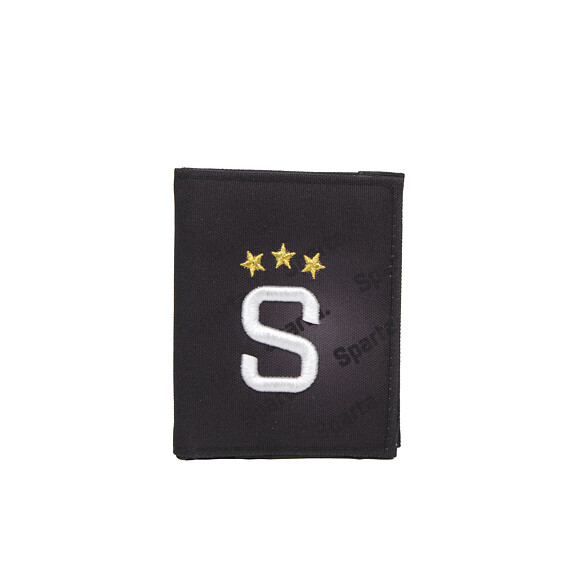 Peněženka Sparta logo "S" s hvězdami černá