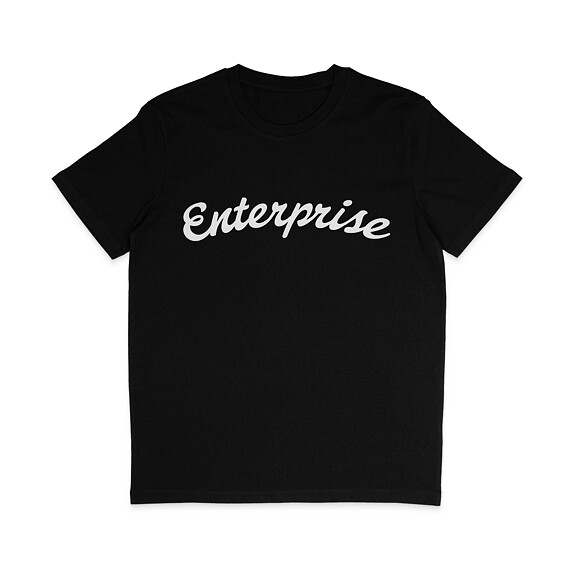Triko Enterprise Italic černé