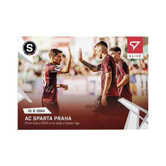 Sběratelská kartička Sparta Chance Liga 2024/25