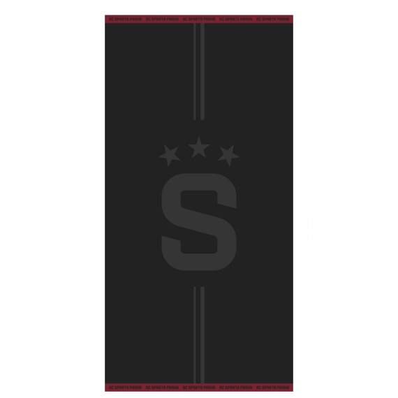 Osuška Sparta logo "S" černá