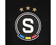 Mikina Sparta basic logo s kapucí černá
