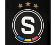 Mikina Sparta basic logo s kapucí černá dámská