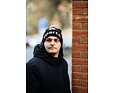 Kulich s bambulí Sparta logo "S" s hvězdami černo-zlatý