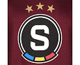 Mikina Sparta basic logo s kapucí rudá dámská