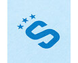 Baby čepička Sparta logo "S" modrá