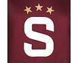 Mikina Sparta basic "S" s kapucí rudá dámská